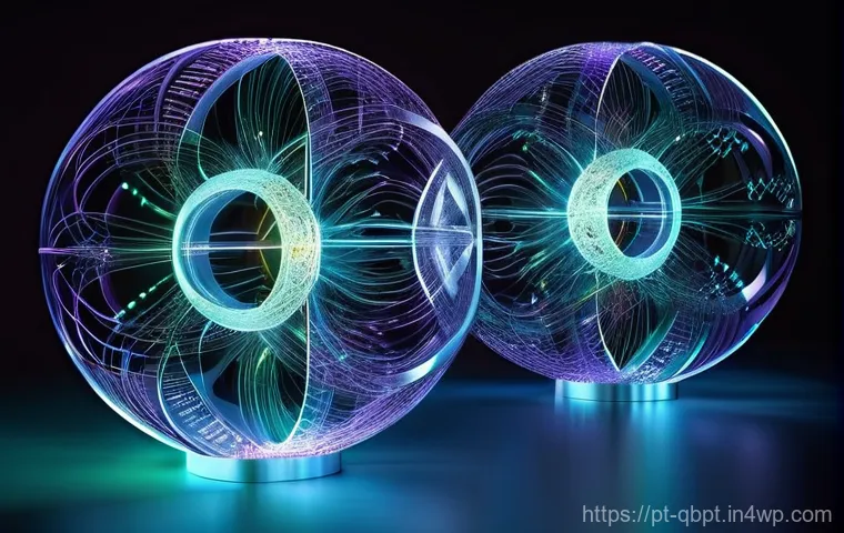 양자 컴퓨팅을 위한 연구 프로젝트 - **Quantum Qubits in Action**:
    "An intricate and visually stunning abstract representation of qua...