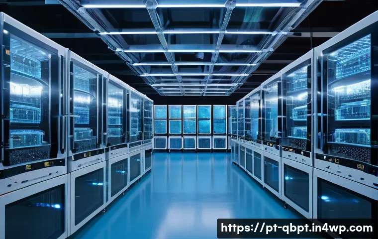 양자 컴퓨터의 프로토타입 개발 현황 - A highly detailed laboratory scene showcasing a cutting-edge quantum computing research facility in ...