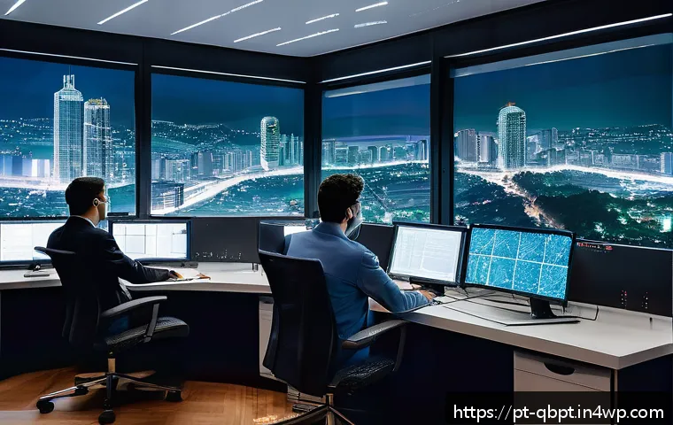 양자 정보의 보안과 보호 기술 - A futuristic Brazilian research laboratory focused on post-quantum cryptography, with diverse scient...